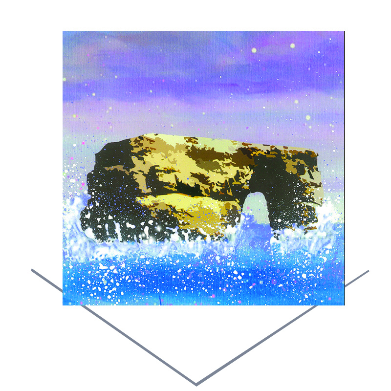 Marsden Rock Greeting Card